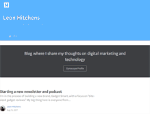 Tablet Screenshot of leonhitchens.com